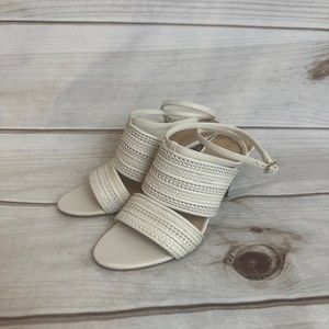 BCBG Woven Sandals, Size 10